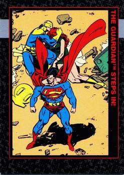 1992 SkyBox Doomsday: The Death of Superman #43 The Guardian Steps In! Front