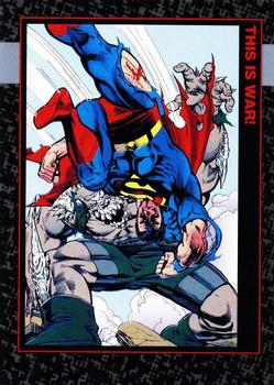 1992 SkyBox Doomsday: The Death of Superman #78 This is War! Front