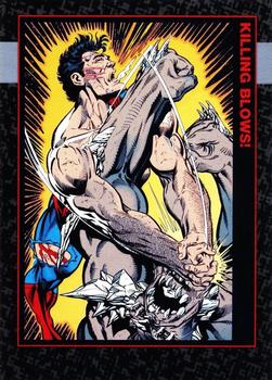 1992 SkyBox Doomsday: The Death of Superman #86 Killing Blows! Front
