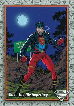 1993 SkyBox The Return of Superman #19 Don't Call Me Superboy! Front