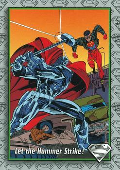 1993 SkyBox The Return of Superman #34 Let the Hammer Strike! Front