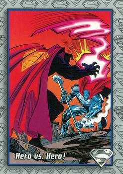 1993 SkyBox The Return of Superman #42 Hero vs. Hero! Front