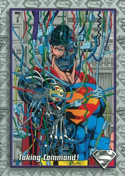 1993 SkyBox The Return of Superman #65 Taking Command! Front