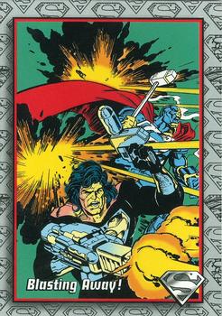 1993 SkyBox The Return of Superman #72 Blasting Away! Front