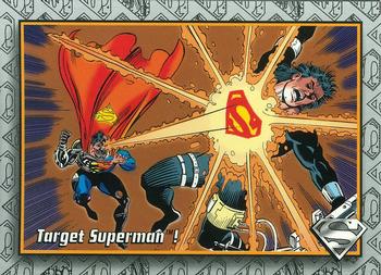 1993 SkyBox The Return of Superman #80 Target Superman! Front