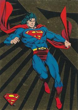 1993 SkyBox The Return of Superman - Foil #SP3 The Adventures of Superman! Front