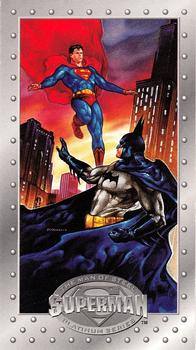 1994 SkyBox Superman: Man of Steel Platinum Series #32 Superman / Batman Front