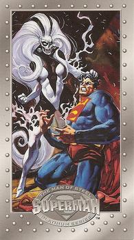 1994 SkyBox Superman: Man of Steel Platinum Series #45 Death-Cry of the Silver Banshee! Front