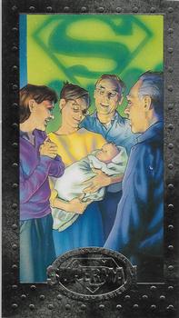 1994 SkyBox Superman: Man of Steel Platinum Series - Premium #07 Proud Parents Front