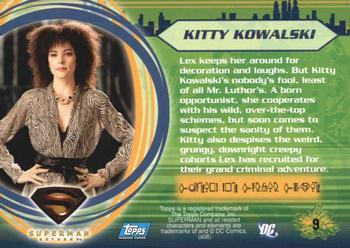 2006 Topps Superman Returns #9 Kitty Kowalski Back