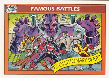 1990 Impel Marvel Universe #103 The Evolutionary War Front