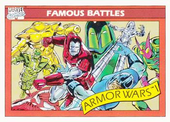 1990 Impel Marvel Universe #108 The Armor Wars Front