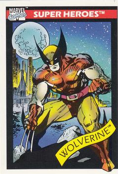 1990 Impel Marvel Universe #10 Wolverine Front