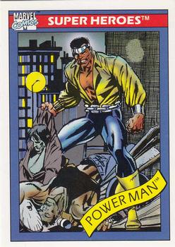 1990 Impel Marvel Universe #12 Power Man Front