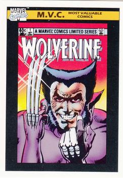1990 Impel Marvel Universe #133 Wolverine Mini-Series #1 Front