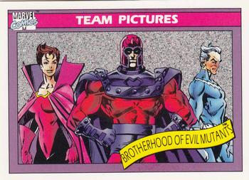 1990 Impel Marvel Universe #145 Brotherhood of Evil Mutants Front