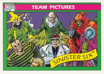 1990 Impel Marvel Universe #146 Sinister Six Front