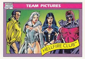 1990 Impel Marvel Universe #147 Hellfire Club Front