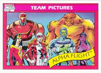 1990 Impel Marvel Universe #148 Alpha Flight Front