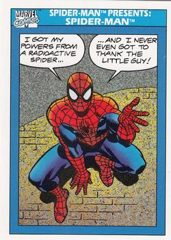1990 Impel Marvel Universe #149 Spider-Man Presents: Spider-Man Front