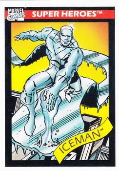 1990 Impel Marvel Universe #22 Iceman Front