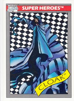 1990 Impel Marvel Universe #50 Cloak Front