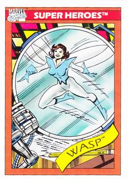 1990 Impel Marvel Universe #51 Wasp Front