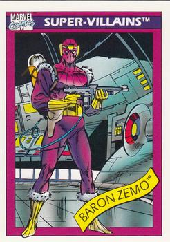 1990 Impel Marvel Universe #53 Baron Zemo Front