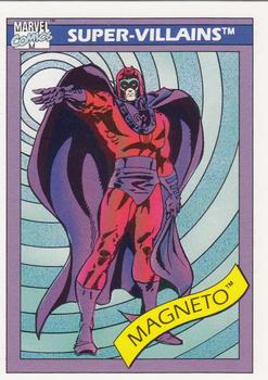1990 Impel Marvel Universe #63 Magneto Front