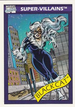 1990 Impel Marvel Universe #72 Black Cat Front