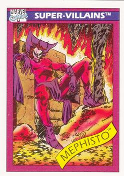 1990 Impel Marvel Universe #78 Mephisto Front
