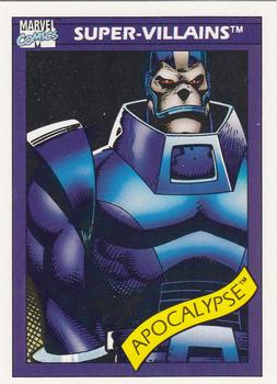 1990 Impel Marvel Universe #80 Apocalypse Front