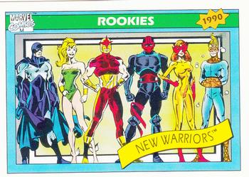 1990 Impel Marvel Universe #85 New Warriors Front