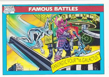 1990 Impel Marvel Universe #89 Fantastic Four vs. Galactus Front