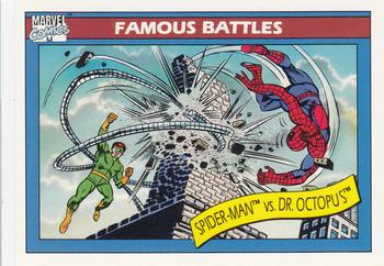 1990 Impel Marvel Universe #93 Spider-Man / Dr. Octopus Front