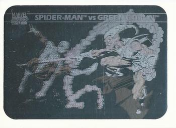 1990 Impel Marvel Universe - Holograms #MH5 Spider-Man / Green Goblin Front