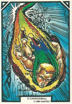 1989 Comic Images Marvel Comics Arthur Adams #8 Cannonball Front