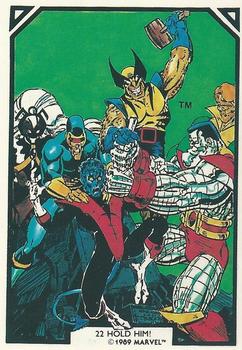 1989 Comic Images Marvel Comics Arthur Adams #22 Hold Him Front