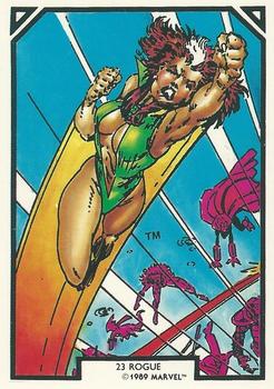 1989 Comic Images Marvel Comics Arthur Adams #23 Rogue Front