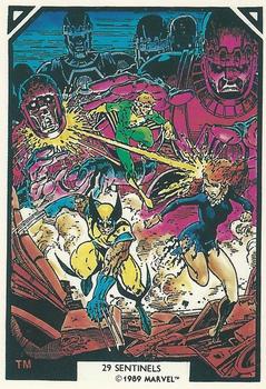 1989 Comic Images Marvel Comics Arthur Adams #29 Sentinels Front