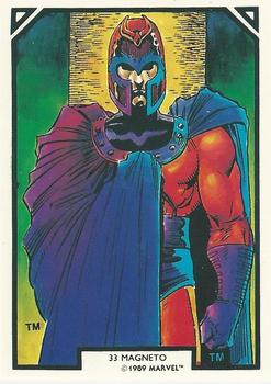 1989 Comic Images Marvel Comics Arthur Adams #33 Magneto Front