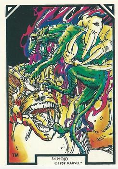 1989 Comic Images Marvel Comics Arthur Adams #34 Mojo Front