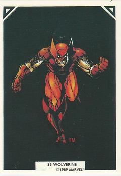 1989 Comic Images Marvel Comics Arthur Adams #35 Wolverine Front