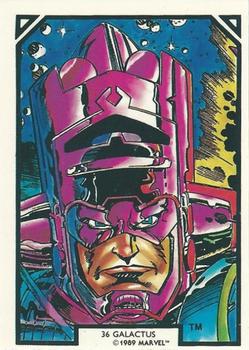 1989 Comic Images Marvel Comics Arthur Adams #36 Galactus Front
