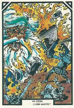 1989 Comic Images Marvel Comics Arthur Adams #44 Odin Front