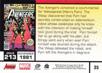2006 Rittenhouse The Complete Avengers 1963-Present #35 The Avengers convened a court-martial for Ye Back