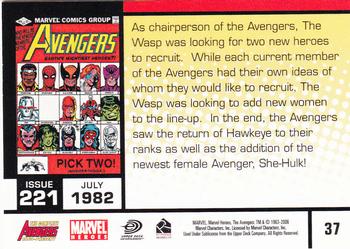 2006 Rittenhouse The Complete Avengers 1963-Present #37 As chairperson of the Avengers, The Wasp was Back