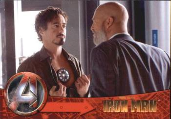 2012 Upper Deck Avengers Assemble #5 Iron Man Front