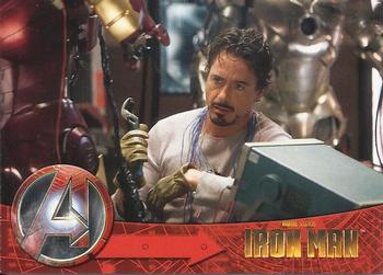 2012 Upper Deck Avengers Assemble #11 Iron Man Front