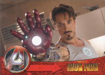 2012 Upper Deck Avengers Assemble #12 Iron Man Front